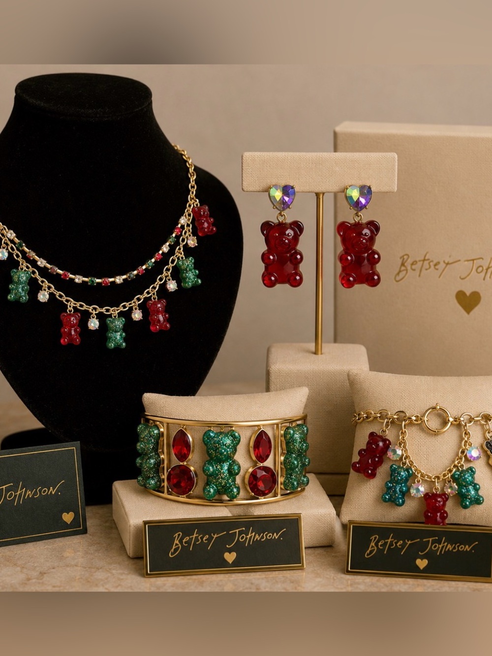 Betsey Johnson gummy bear earrings - Picture 6 of 6